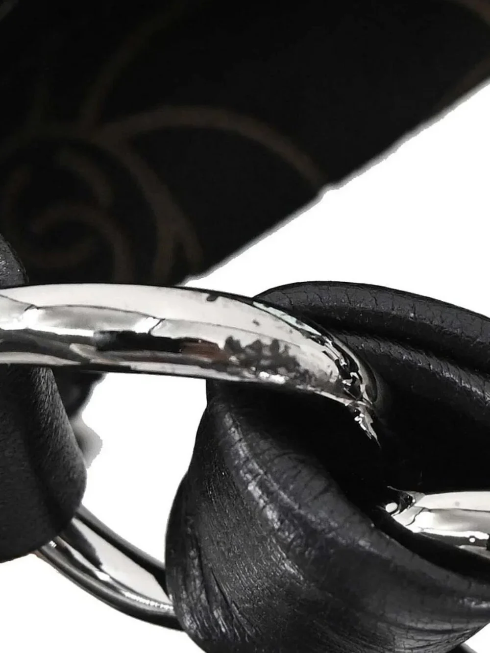 Chanel Black Suede Camellia Handbag NQ08437